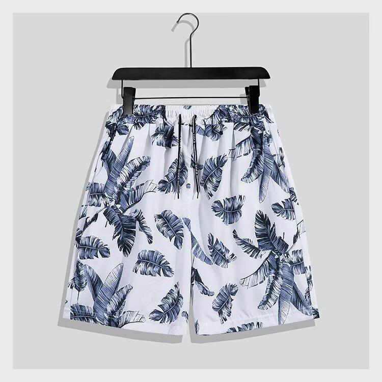 Hawaii Plus Size Quick-Dry Men's Shorts & Shirt Set - Casual Vacation Wear for Couples & Families