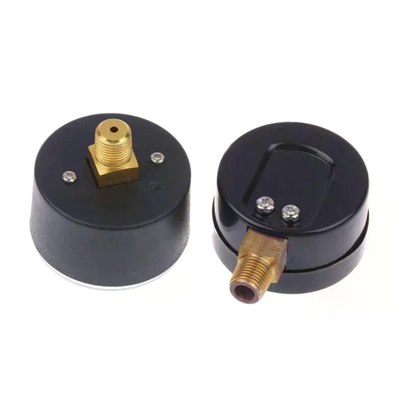 Pressure Ring Instrument Gauge Air Compressor Pneumatic Hydraulic Fluid 0-12bar / 0-170PSI Easy to Read Dial Measu