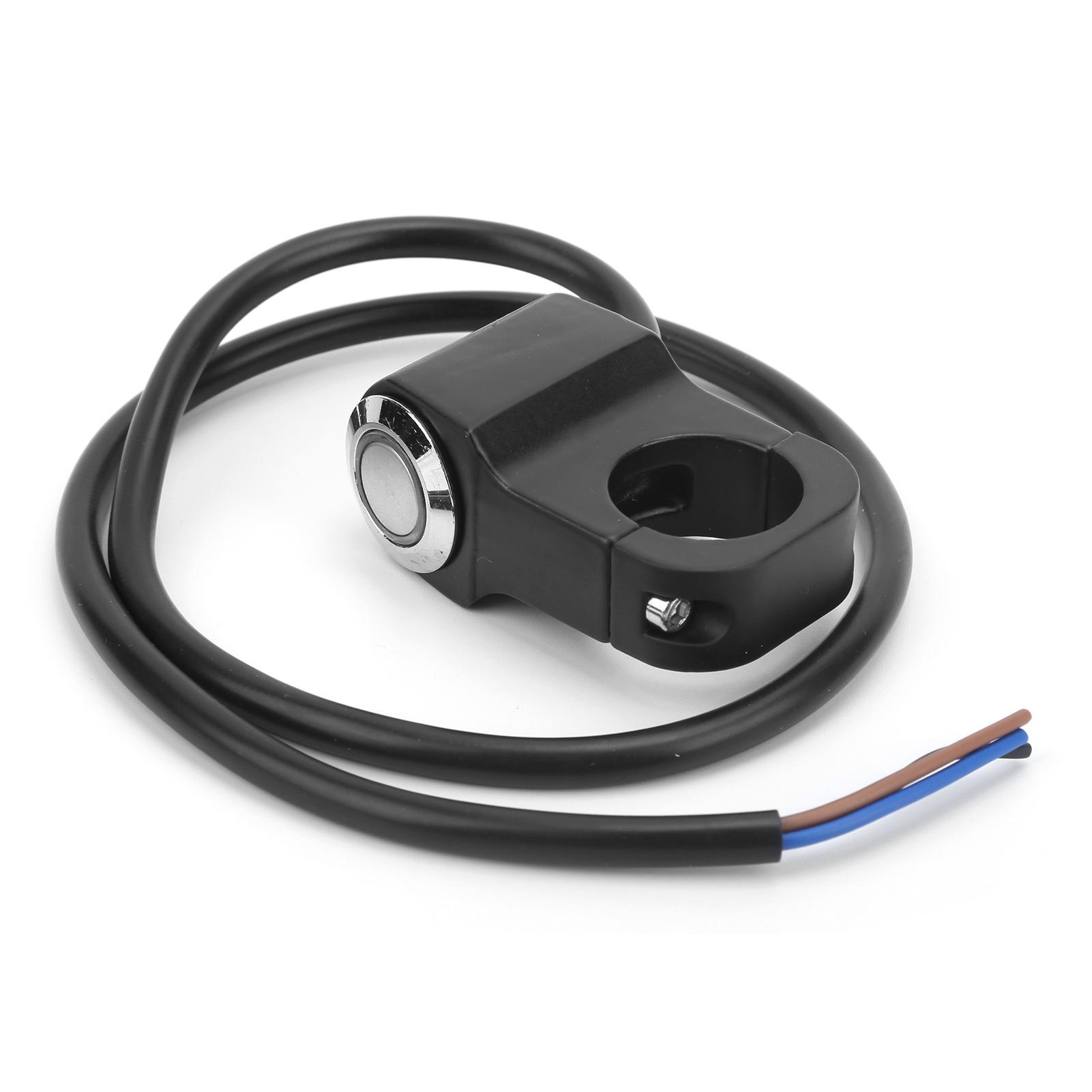 

78 дюймов 22 мм Светодиодный индикатор Мотоциклетный переключатель Руль ВКЛ/ВЫКЛ Универсальный для квадроциклов UTVСиний свет синий