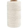 Fio de Juta Acraft para Açougueiro, 328 Pés - 3 Fios 2mm de Espessura Fio Bege para Carne, Linguiças, Artesanato e Decoração de Casa