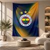 Arazzo Decorativo, Arte Murale Stampata Fenerbahçe FC, Appeso a Parete Leggero per Sfondo Camera da Letto