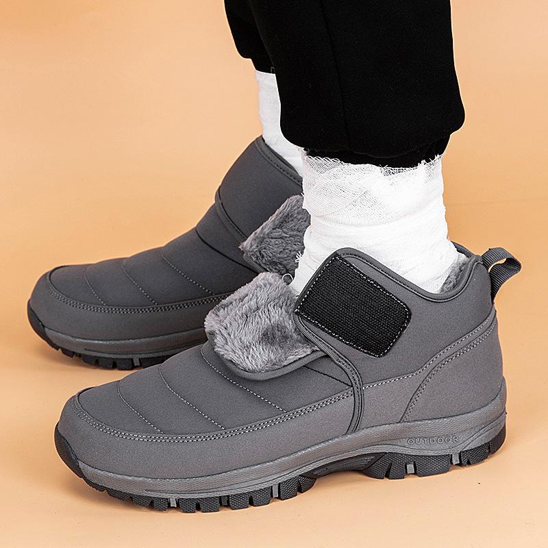 Winter high-top cotton shoes large-size mother shoes medium walking shoes snow boots