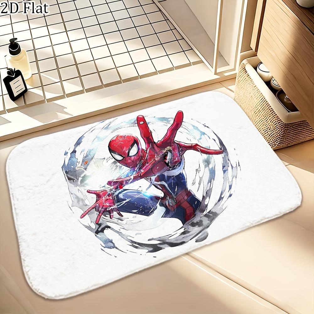 1pc Flannel Mat Marvel Superheroes Bathroom Mat, Multi-Size, Multi-Functional Daily Use, Suitable for Bathroom, Entrance, Laun