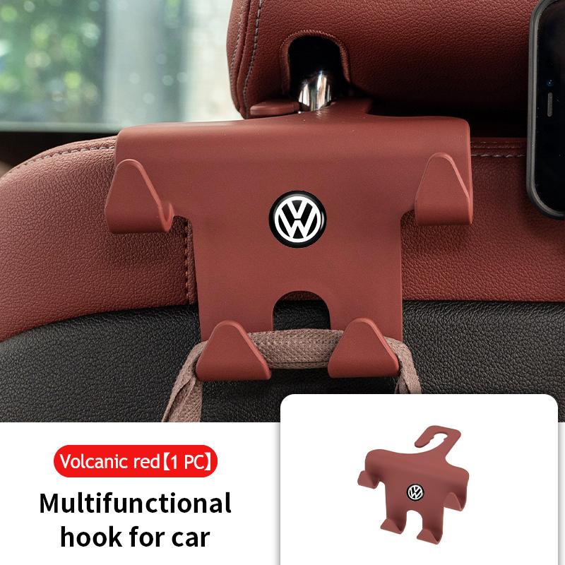 Four-Head Hook Car Accessories Seat Back Hook Portable Hanger For Volkswagen VW Scirocco Jetta Beetle Golf 4 5 6 Passat Polo B5 JJ2