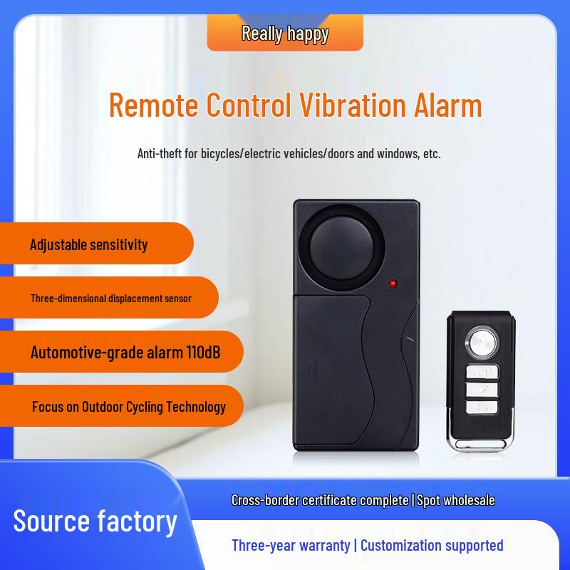 Wireless Anti-Theft Alarm for Electric Vehicles with High Sensitivity Vibration Sensor and Loud Horn