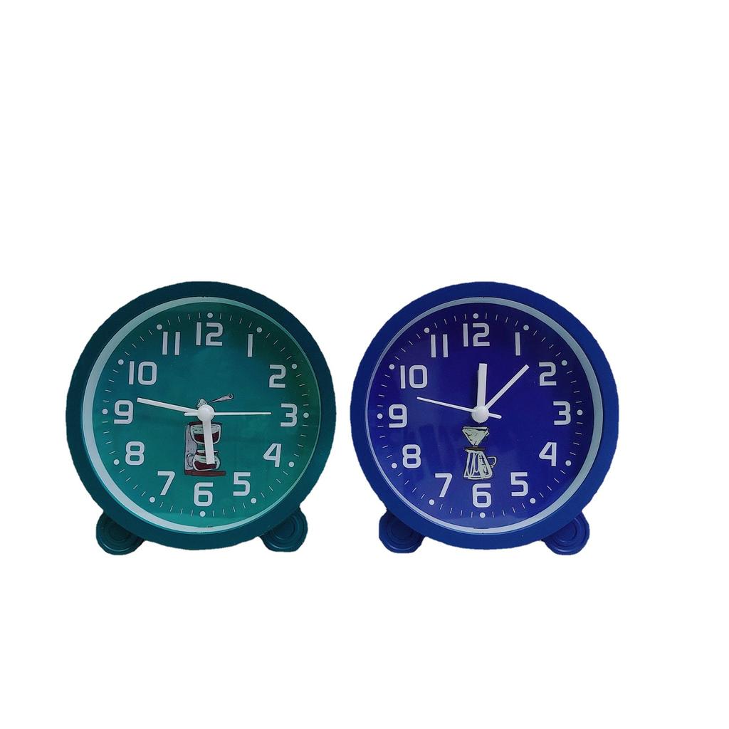 Modern Simple And Fashionable Round Alarm Clock Student Gift Children'S Study Small Alarm Clock Premium Durable