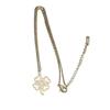 Stainless Steel Hollow Four-Leaf Clover Pendant Necklace for Women