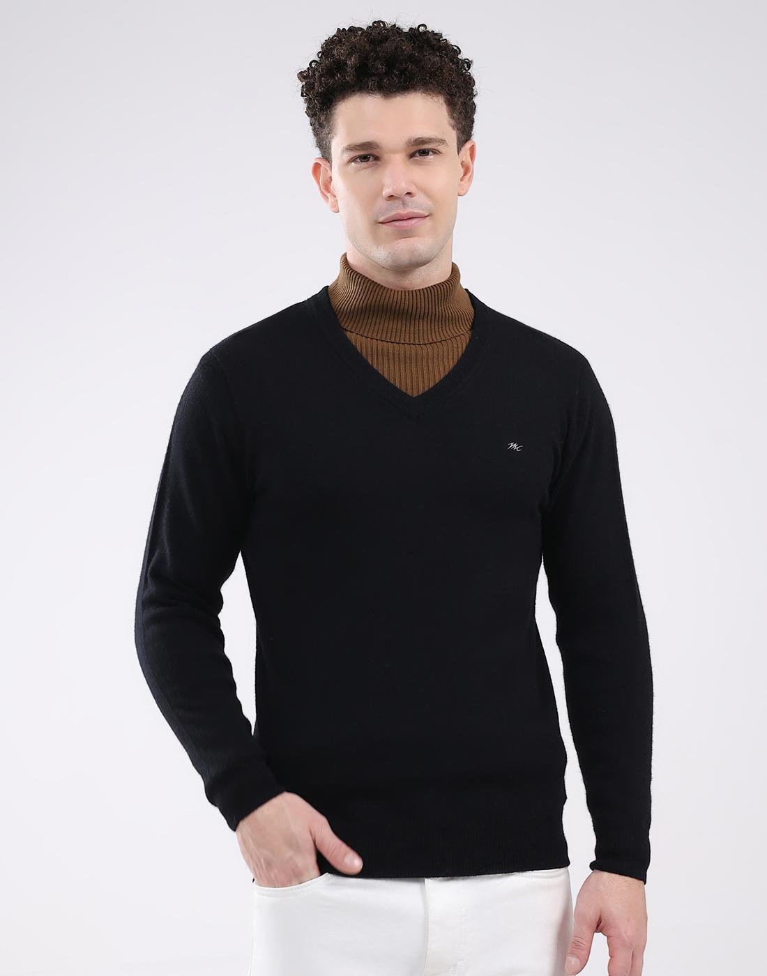 

Monte Carlo Men s V Neck Full Sleeve Pullover 2XL чёрный