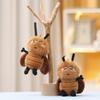 Adorable Cartoon Cockroach Plush Toy Creative Insect Keychain Cute Doll 14cm
