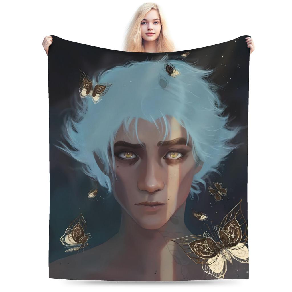 Anime Jinx Arcane Super Soft Blanket 3D Print Picnic Plush Throw Blanket Fashion Bedroom Flannel Bedspread Sofa Bed Cover