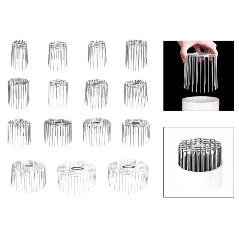 Havalandırma Borusu Koruyucu Drenaj Izgaralı Koruyucu Kavisli Çelik Tasarım Mutfak Banyo Drenajları İçin Hayvan Girişini Önler