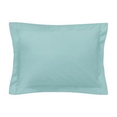 Pillowcase - 100% Cotton - Turquoise - 50 X 75 Cm - Made In France - Wash-resistant