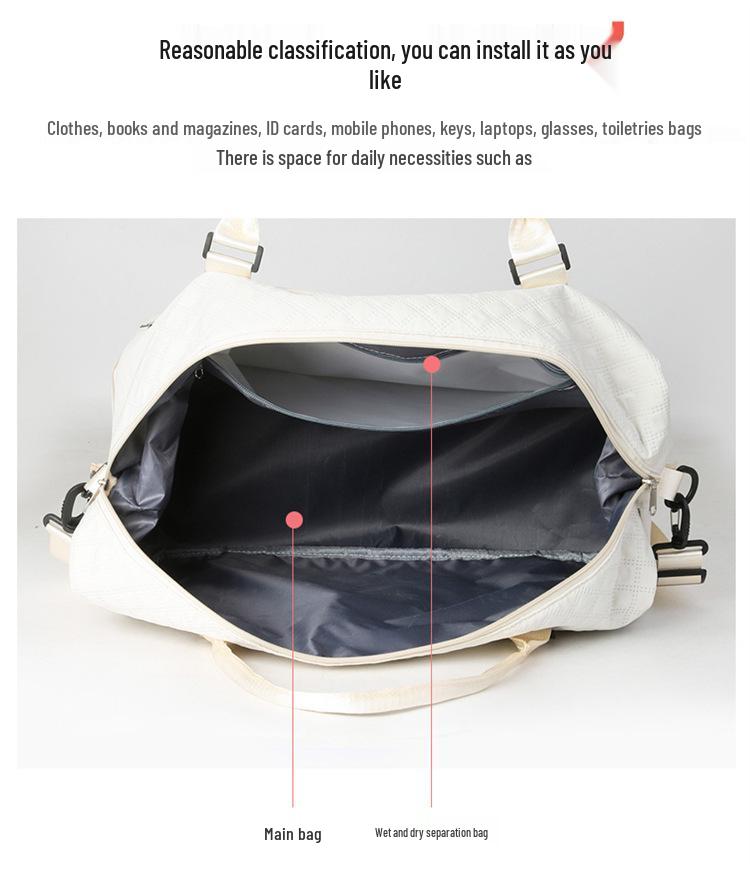 Large Capacity Travel Bag for Business, Maternity, and Fitness – Mother-Child Carry-On Luggage with Yoga Storage