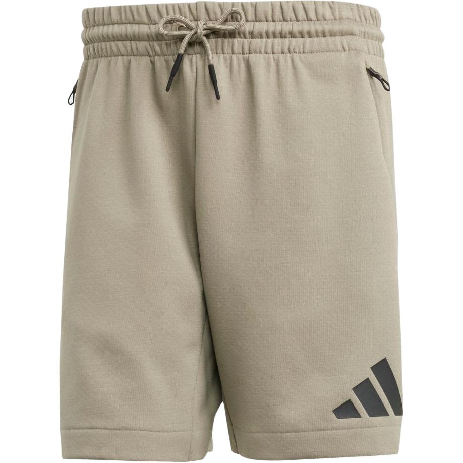Adidas Z.N.E. Logo Comfortable Lace-Up Mid-Waist Casual Shorts Men Shorts Clay JE3077