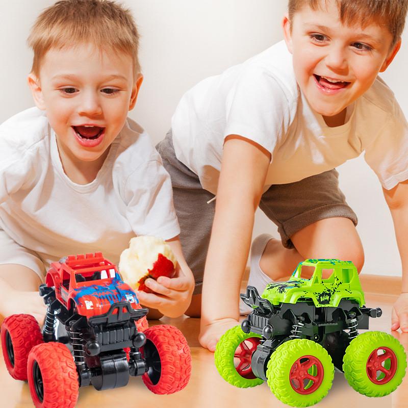 Off Road Inertia Rc Car With Rotating Stunt Features For Kids Indoor Play