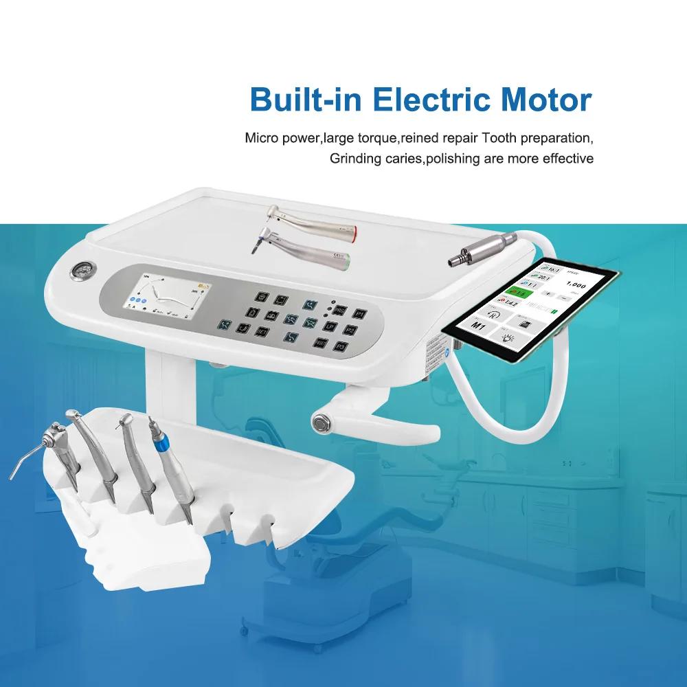 Dental Full Touch Color Screen Brushless Micromotor Built-in Electric Motor Micro Power Multiple Modes Dentist Equipment