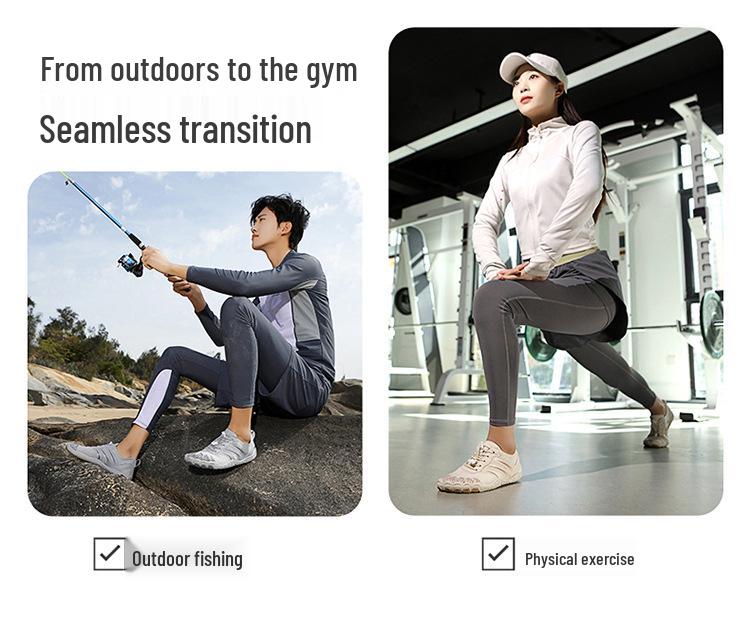 Unisex Quick-Dry Non-Slip Wading Shoes: Lightweight Outdoor Stream Tracing & Beach Swimming Footwear