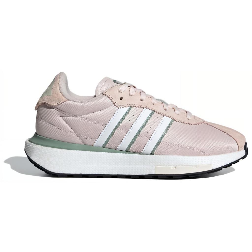 Adidas Originals Country Boost Comfortable Non-Slip Low-Top Lifestyle Shoes Women Sneaker Pink White IF1133