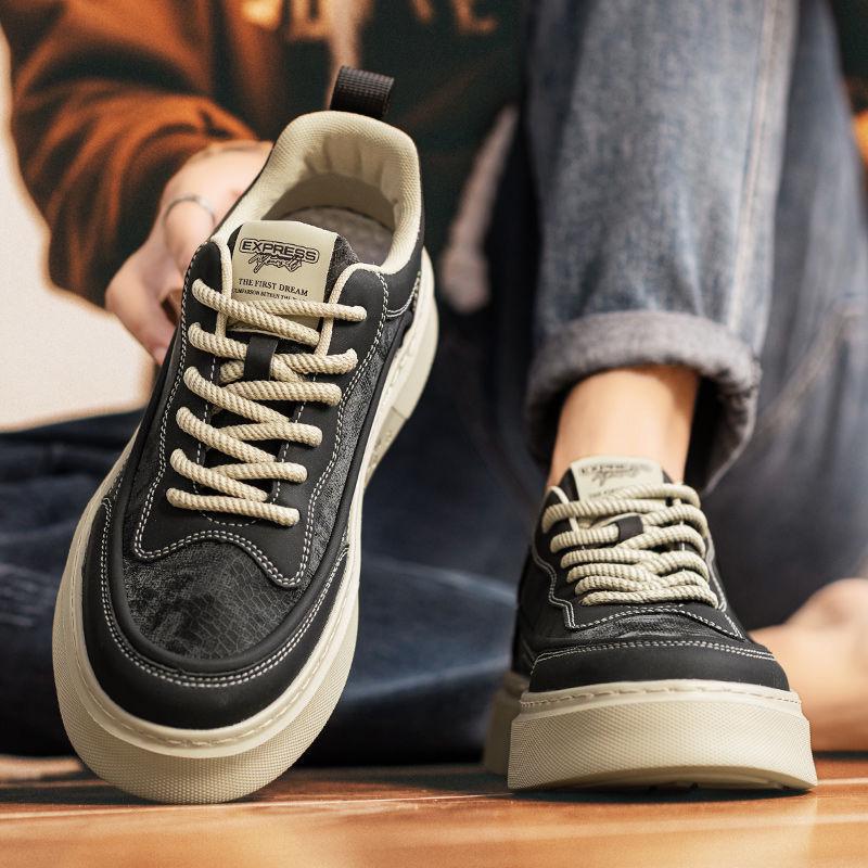 

Мужские модные замшевые туфли на платформе в стиле кэжуал - Коллекция Осень/Зима Size 43