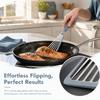 Black Grey Fish Spatula Slot Design Nonstick Spatula Slotted Spatula  Frying Fish Egg Steak Pancake