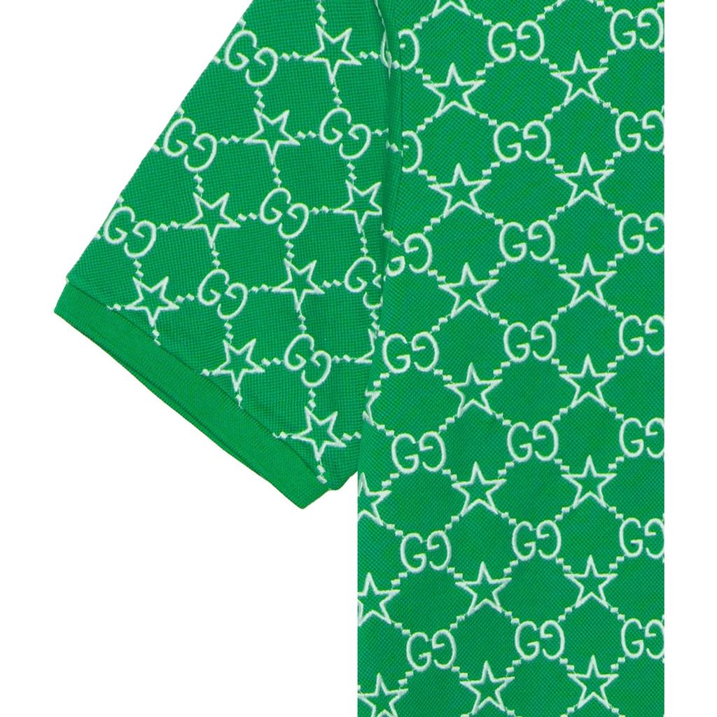 Gucci FW22 Polo Shirt Men's Green 696071-XJEE9-3129