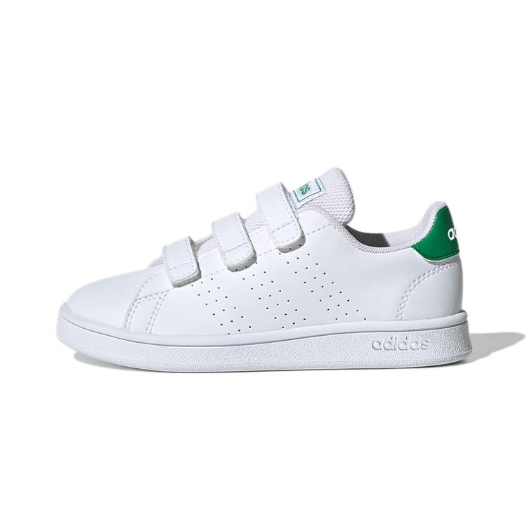

Adidas Neo ADVANTAGE Synthetic Leather Comfortable Low top Kids Skateboarding Shoes White Children Aged 3 7 Years Old EF0223 34