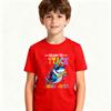 READY TO ATTACK KINDERGARTEN Funny Shark Graphic Printed T-shirt Back To School Season Kids Gift Tee Boys Fashion Casual Tshirt