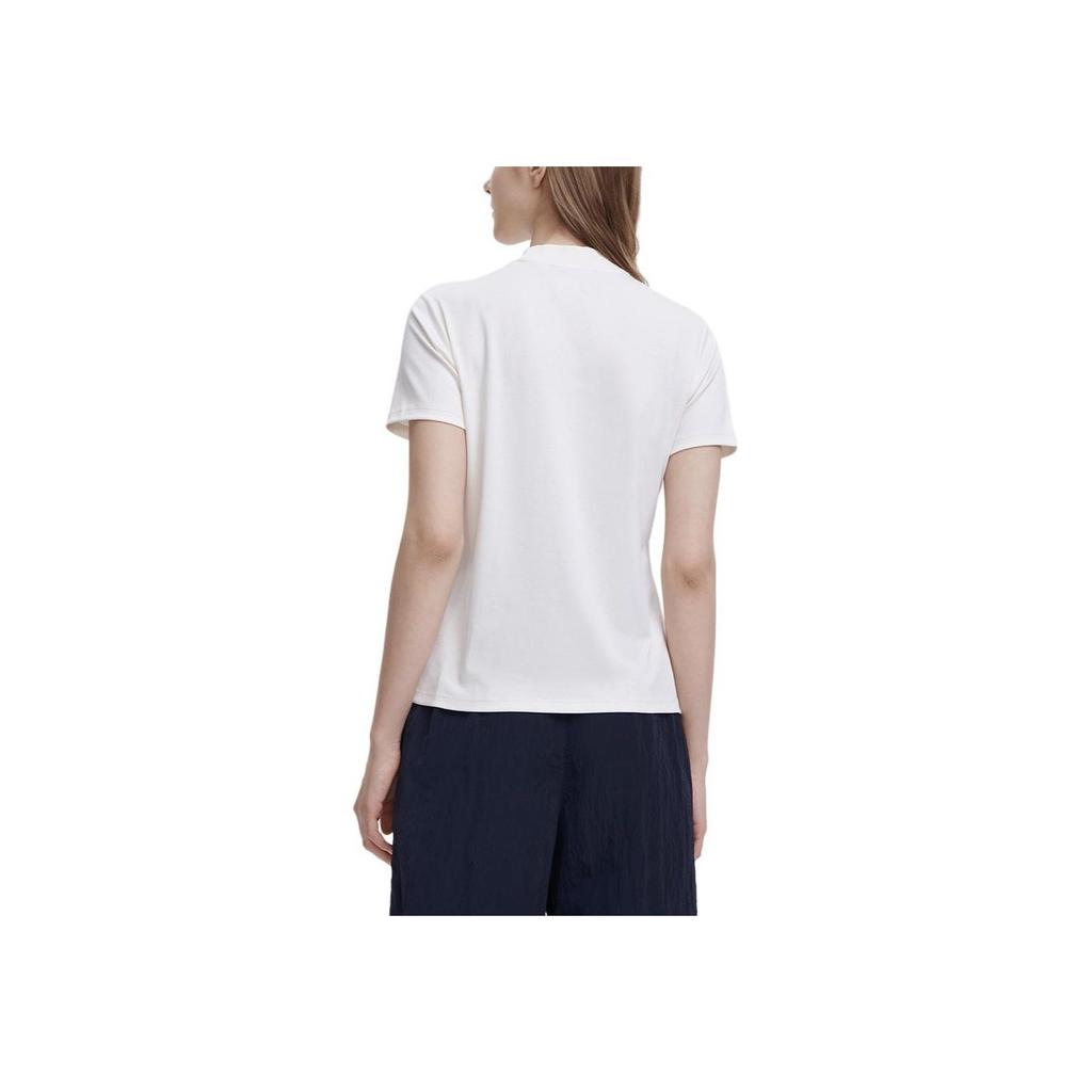 Fila X Études Letter Logo Print Crew Neck Short Sleeve T-Shirt Women T-Shirts White F11W326108F-IV