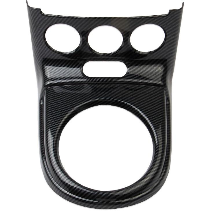 Carbon Fiber Style Manual Transmission Gear Shfit AC Knob Panel Cover Trim Accessories for 2006-2009 Nissan 350Z