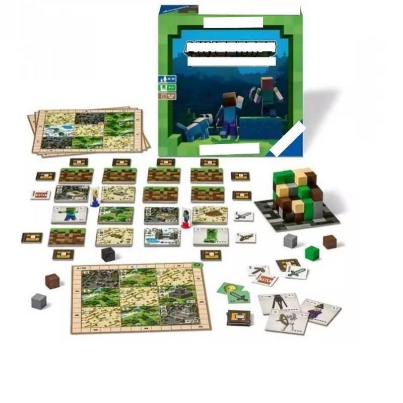 Table World My Game Minecraft Box World Cardboard Game Interactive Function
