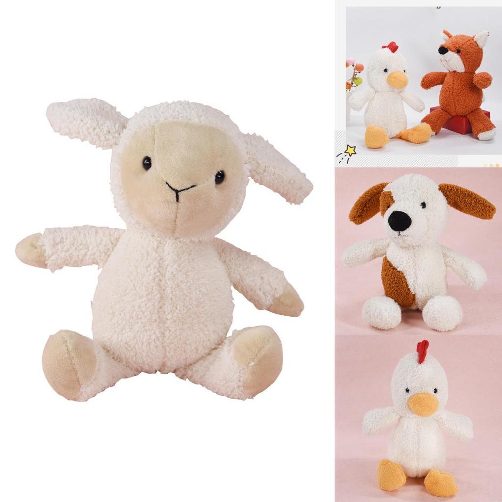 Plush Dog Chicken Animal Toy With Pp Cotton Filling For Kids And Teens Bed Decor