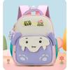 Mochila Escolar Infantil Estilo Japonês com Blocos de Cor para Crianças, 1º ao 3º Ano