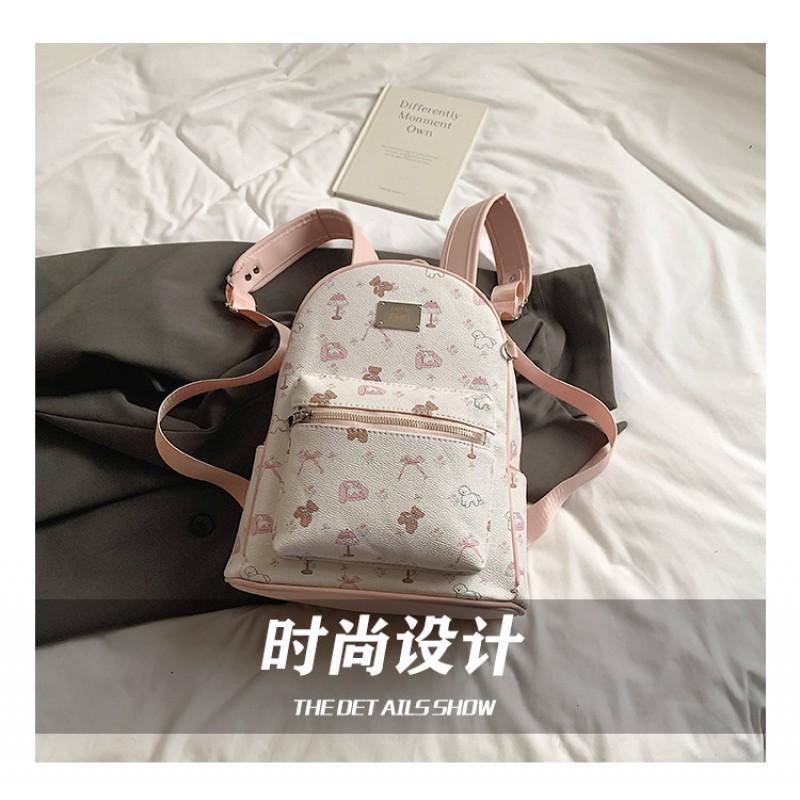 Small Fresh Preppy Style Backpack Women's 2025 Fashionable New All-matching High-end Schoolbag Commuter Travel