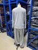 Spring 2026 Women's Solid Color Loose Long Sleeve Top & Wide Leg Pants Suit