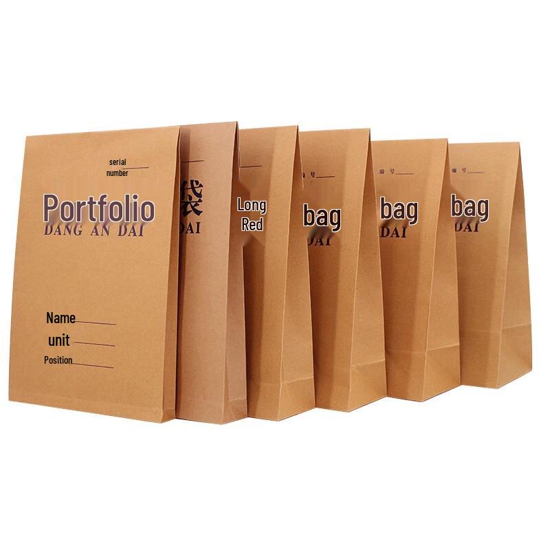 Gelite A4 Kraft Paper Document Bags A4