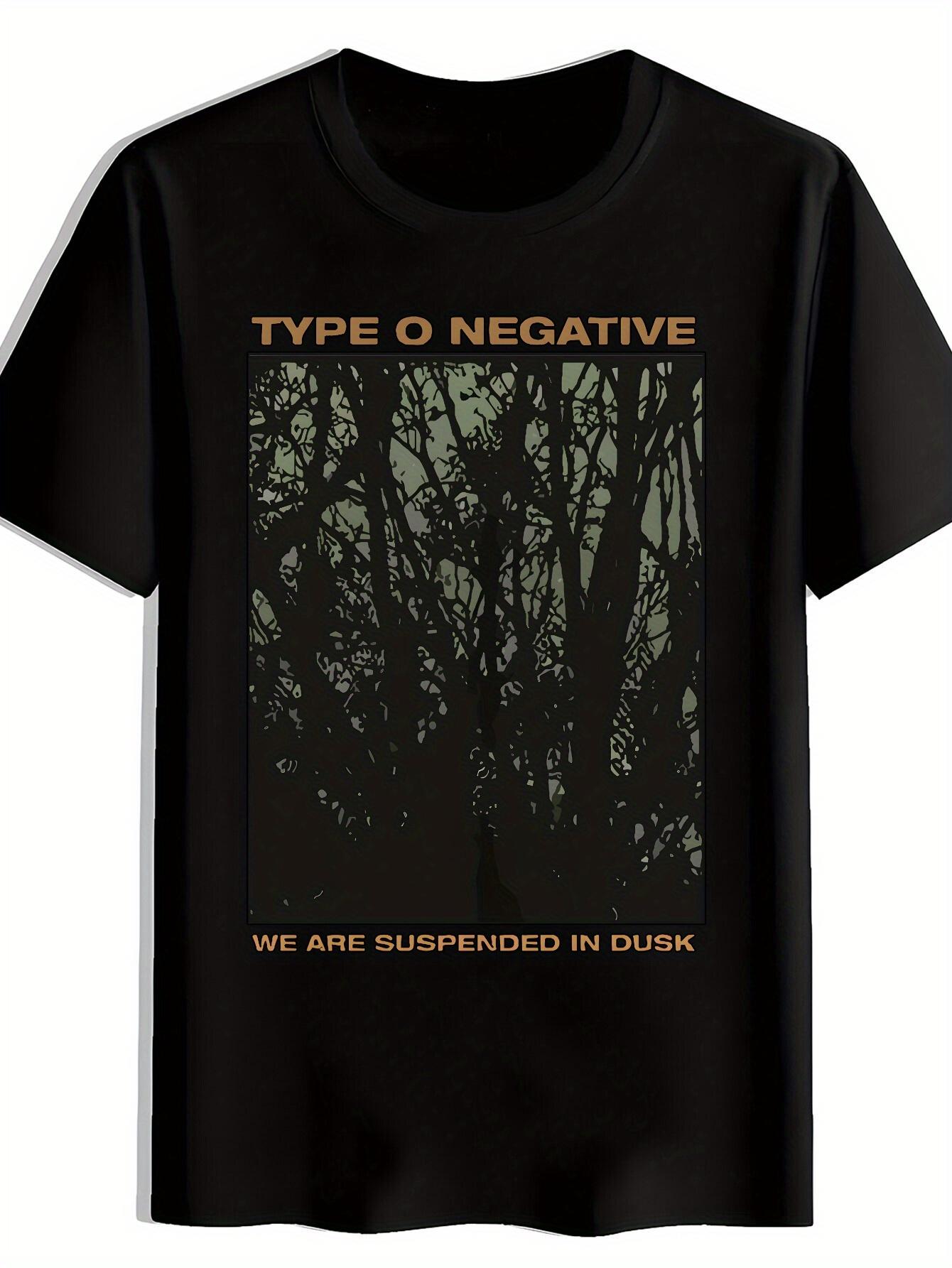 Vintage Rock Band Graphic T-shirt - TYPE O NEGATIVE & SLIPOKOT Design M