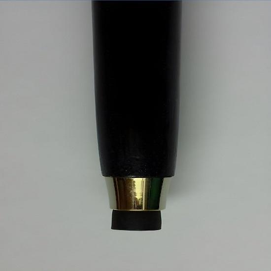 Antique Brass Flower Leaf Solid White Style Vintage Black Wooden Walking Stick Cane Gift for Men and Women