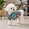 Lightweight Pet Shirt Dogs Cats - Hawaiian Print Cotton Tee XS To 4XL Breathable Casual Wear