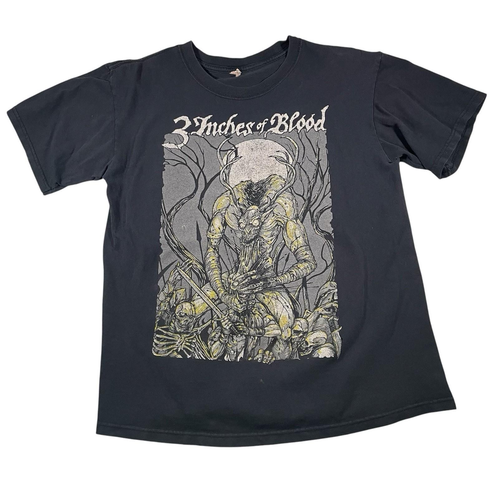 3 Inches Of Blood Anvil Spring Tour T-shirt S to 5XL PA093 FREE SHIPPING Unisex T-Shirt S