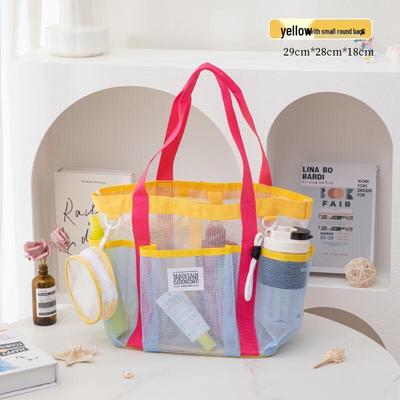 Vepeiluo Large Mesh Dry-Wet Separation Cosmetic Bag