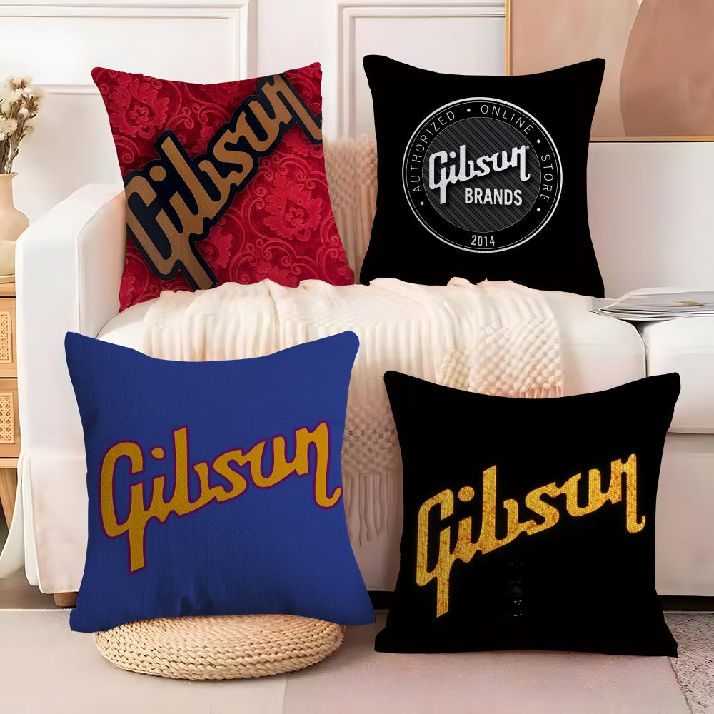 Fashion Brand G-Gibson Pillow Case Anti-dustmite Pillow Invisible zipper silky short plush Sofa cushion cover
