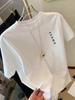 Böser Blick Hamsa Handabdrücke Polyester T-Shirts Sommer Damen Rundhals Oversized T-Shirts Basic Kurzarm Tops Lässige Damenkleidung