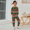 Kids' Long Sleeve Loose Pullover Letter Print Drawstring Hooded Sweatshirt Sweatpants Set