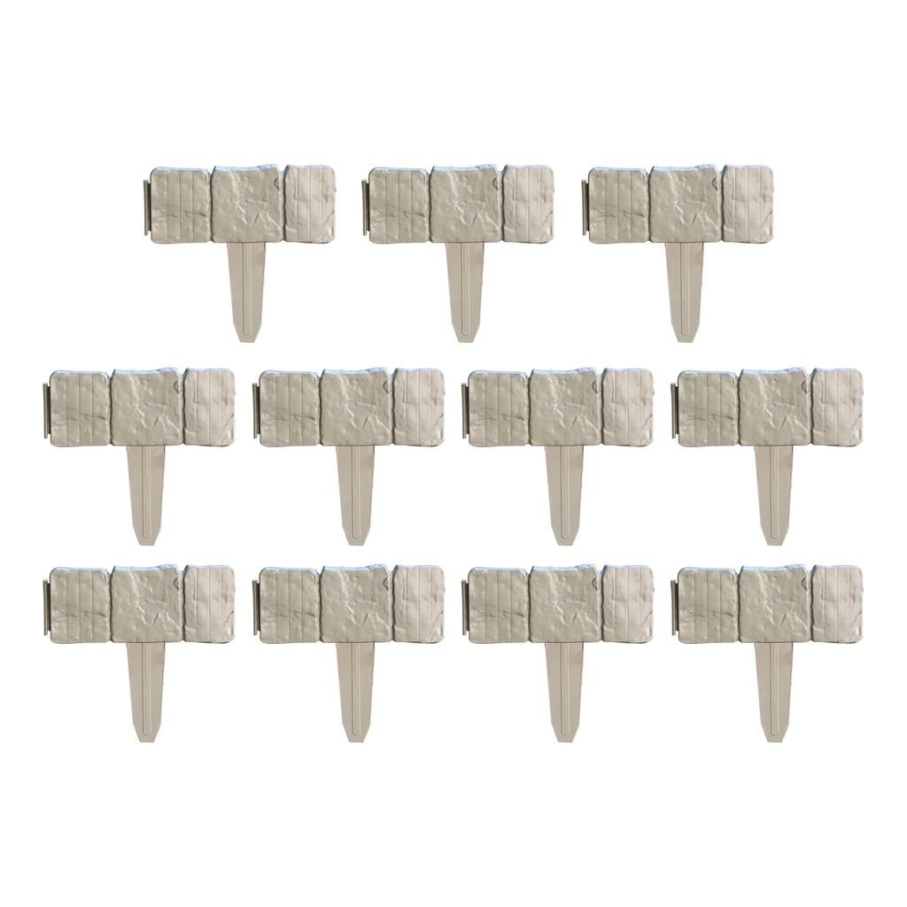 Plastic Garden Retaining Fence Fence Courtyard Flower Fence Outdoor Enclosure Retaining Fence Garden Guard