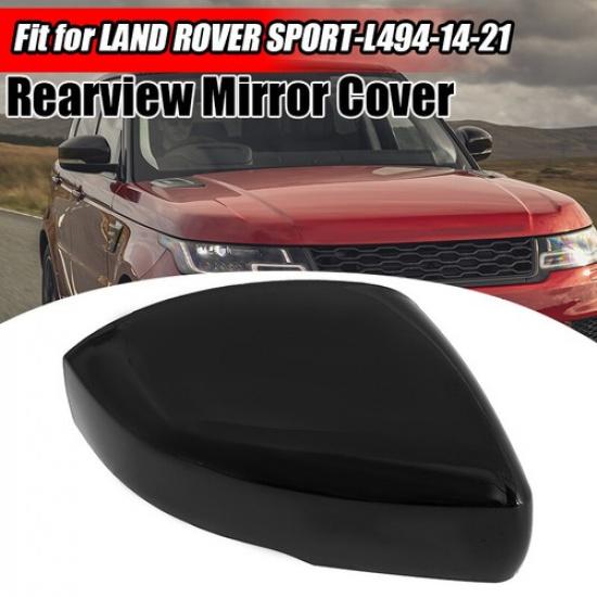 Right Side Mirror Cover Cap Shell Gloss Black For Range Rover Sport L494 2014-21