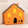 Halloween Pumpkin House Plush Toy - Cute Stuffed Animal Doll for Decor