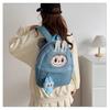 Bubble Rabbit Plush Cartoon Backpack - Cute Crossbody Gift for Girls