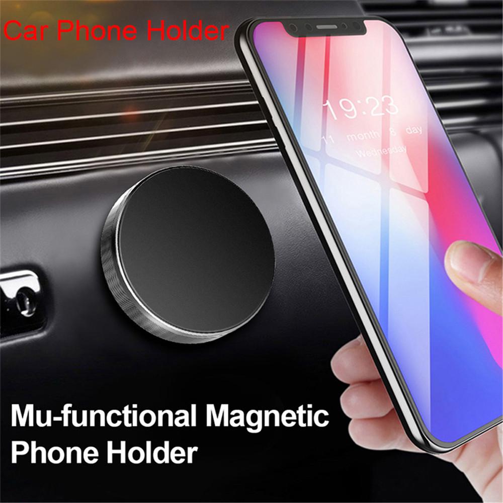 Magnetic Car Phone Holder Suitable for iPhone Xiaomi Huawei Mobile Phone Holder Dashboard Wall Mounted Car Magnet Sticker