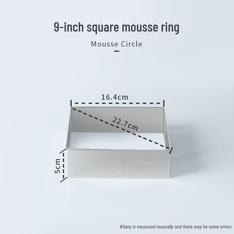 Stainless Steel Heightened Mousse Cake Mold
