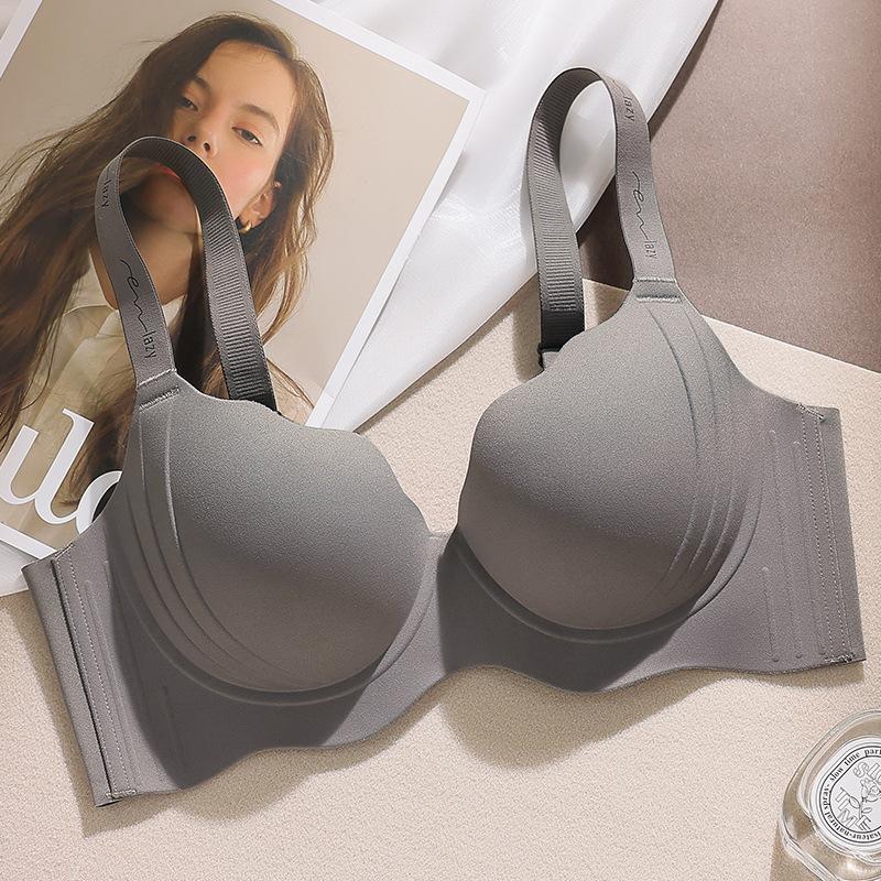 Large Size Adjustable Bra for Women Seamless Gathering Seamless Bra Top Support Anti Sagging Bra No Steel Ring Bra